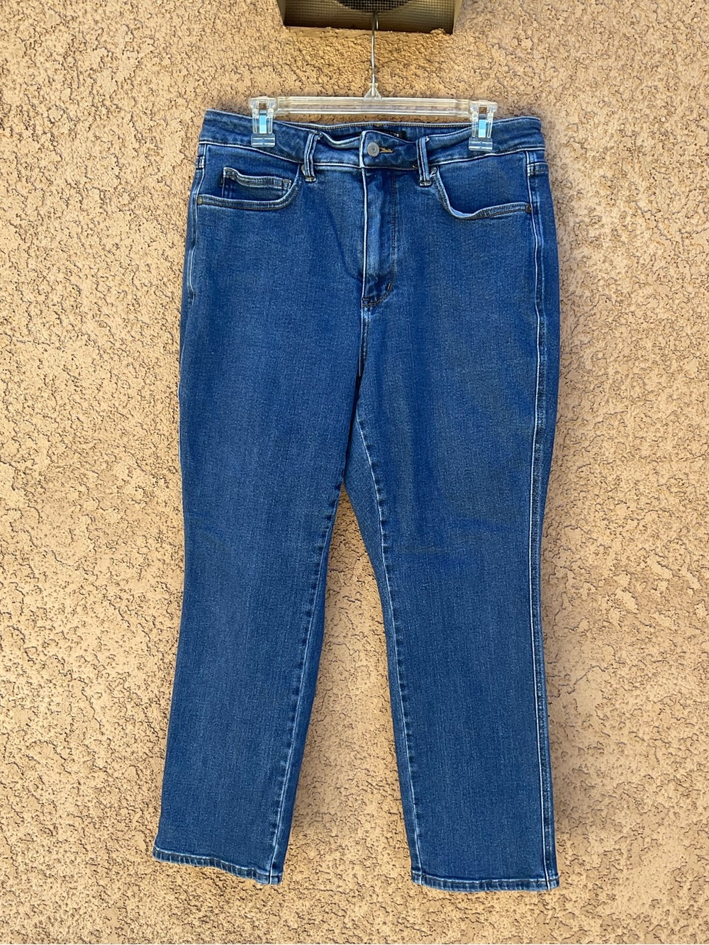 Judy Blue Jeans Women’s 16W Blue Stretch Denim Relaxed Fit Straight
